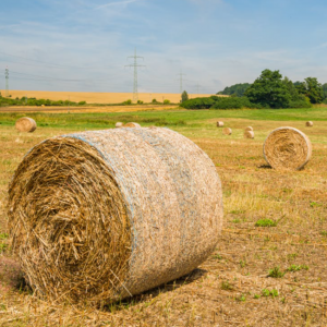 Straw binding net to avoid burning pollution for agriculture