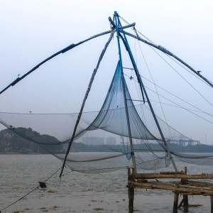 Traditional lifting net China fishing net