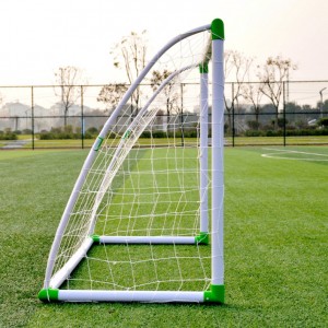 Portable football shooting goal net