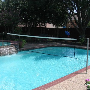 Volleyball net for beach/swimming pool indoor and outdoor