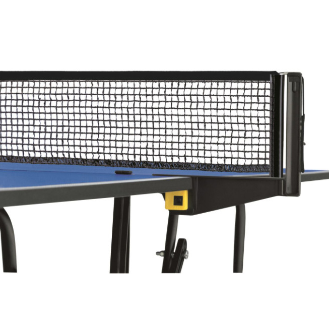 Foldable table tennis net for indoor or outdoor play