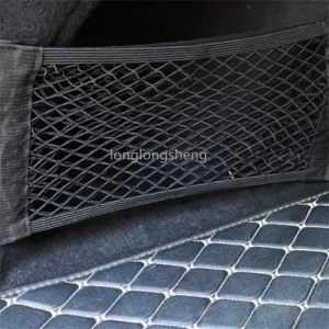 Adjustable car boot organizer trunk cargo organizer nylon storage mesh net para sa car trunk