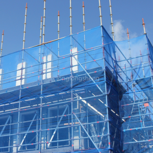 Fragmenttiverkko / rakennusten turvaverkko korkean rakennuksen rakentamiseen