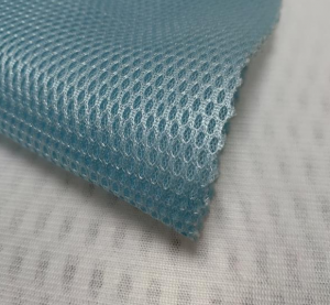 Material de forro de zapatos de tecido de colchón de malla de aire suave e transpirable