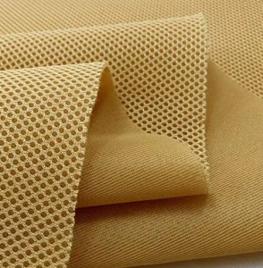 Factory Custom 100% Polyester Laminated 3D Sandwich Mesh Npuag Rau Tsheb Rooj Cushions
