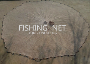 יד לזרוק רשת דייג מתקפלת רשת דיג