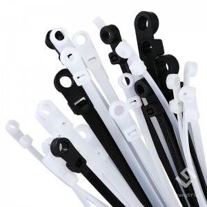 Professional Factory China Manufacturer Custom Industrial Plastic Nylon 66 Heavy Duty Black Cable Ties Zip Ties