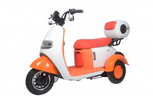 Vroče prodajan električni tricikel za 2 odrasli osebi 500 W motorna svinčeno-kislinska baterija