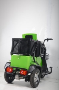 Barevný design tříkolová elektrická tříkolka Escooter elektrická tříkolka s velkým košem pro dospělé