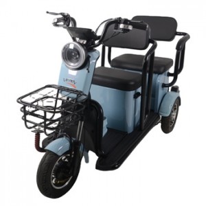 Fint designet trehjuls elektrisk trehjuls elektrisk scooter med god maling for familiebruk
