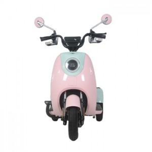 Søt stil puslespill farget trehjuls elektrisk trehjulssykkel elektrisk scooter med fin kvalitet for voksne