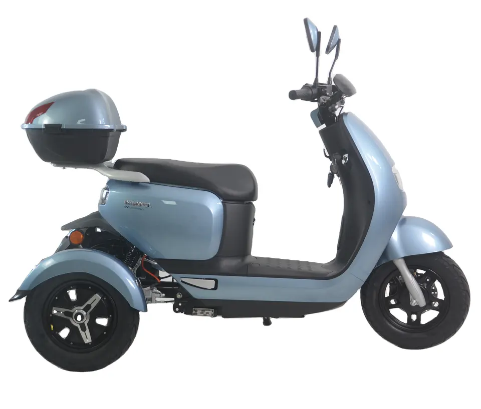 Triciclo eléctrico de motocicleta de alta calidad, triciclo de alta velocidad de tres ruedas para adultos