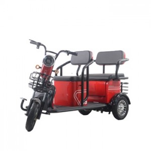 Triciclo eléctrico de tres asentos para uso familiar