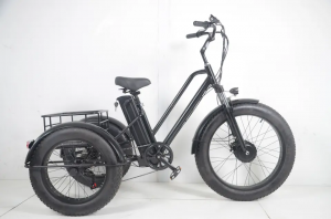 20 hüvelykes Electric Cargo elektromos tricikli Fat Tire Motorkerékpár elektromos tricikli