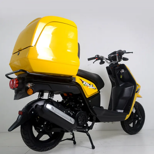 Motorkerékpár, nagy teljesítményű, 150 köbcentis üzemanyagú élelmiszer-szállítás