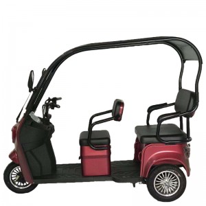 Vendita calda tricicli elettrici grande putenza 800W rickshaw elettricu Triciclu Tuktuk per usu di famiglia