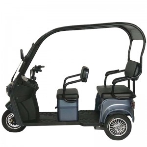 Gran oferta de triciclos eléctricos, triciclo eléctrico de gran potencia de 800W, rickshaw Tuktuk para uso familiar