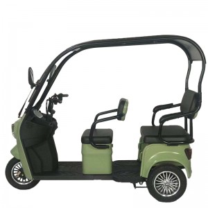 Venda quente triciclos elétricos grande potência 800 W triciclo elétrico riquixá Tuktuk para uso familiar