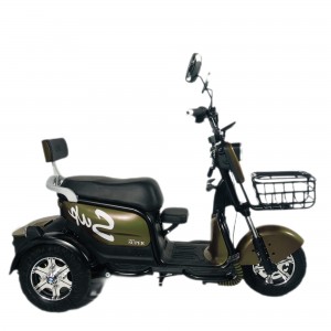 Triciclos elétricos personalizados OEM para venda Bom Triciclo Triciclo elétrico de três rodas para adultos Triciclo elétrico movido a bateria