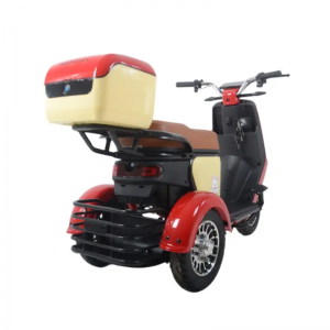 Smart Electric Tricycle Motorized beca Cargo Affordable 3 roda pikeun kulawarga