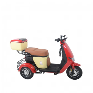 Smart Electric Tricycle Motorized beca Cargo Affordable 3 roda pikeun kulawarga