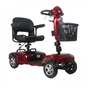 Električni skuter s štirimi kolesi za invalide in starejše