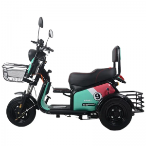 Tricicle elèctric d'estil modern d'aliatge d'alumini de venda calenta scooters elèctrics Bicicleta de 3 rodes