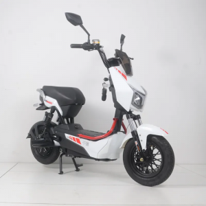 Durable and cheap two wheeled 350W adult electric motorcycle electric scooter carbon steel frame