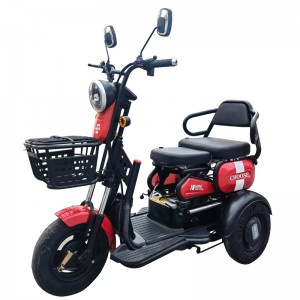 Mini godt udseende elektrisk trehjulet cykel til salg Åbent Kørsel Lille størrelse elcykel el-scooter