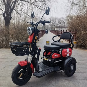 Mini tsara tarehy elektrika tricycle amidy misokatra mitondra fiara kely habe elektrika scooter elektrika