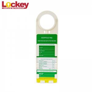 Etiqueta de soporte de andamio de seguridad de plástico SLT01