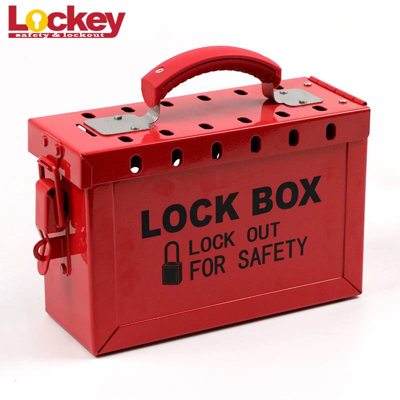 Professional China Group Lockout Boxes - 13 Lock Portable Metal Group Lock Box LK02 – Lockey