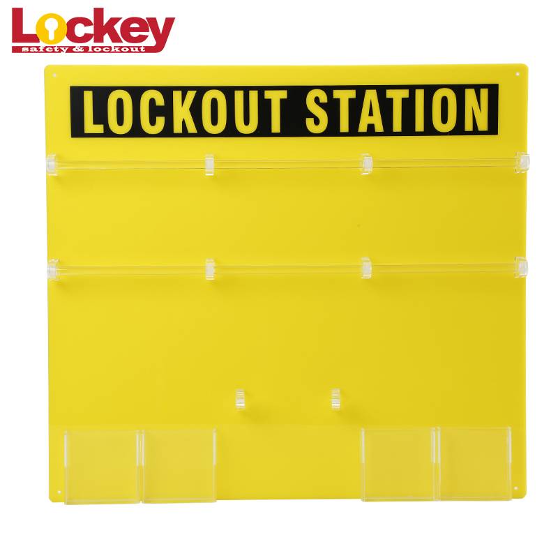 Factory wholesale Lock Out Station - Combination Padlock Lockout Station Board LK14 – Lockey