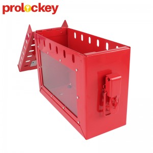 13 लॉक पोर्टेबल मेटल ग्रुप लॉक बॉक्स LK02-2