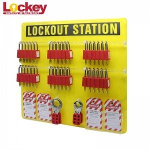 Combination Padlock Lockout Station Board LK14