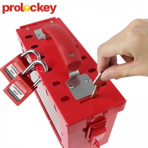 13 Locks Portable Metal Group Lock Box LK02-2