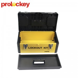 Caixa d'eines de bloqueig de manteniment de plàstic PP PLK11