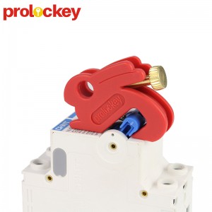 Electrical Circuit Breaker Lockout With Lazy Screws CBL16