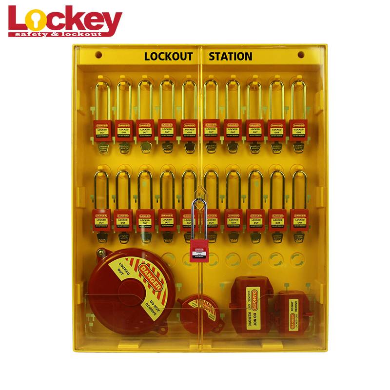 Chinese wholesale Electrician Lockout Kit - Loto Combined Safety Lock out Tag out Station Kit LG13 – Lockey