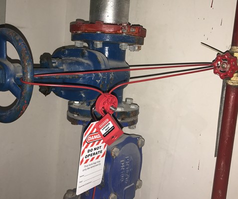 Mechanical isolation -Lockout/Tagout