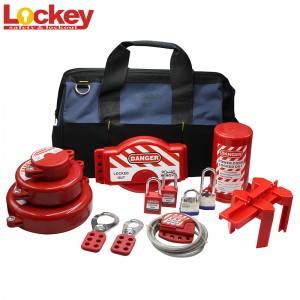 Kumbinasyon ng Electrical Safety Group Valve Lockout Kit LG06