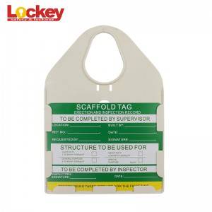 Factory supplied Mcb Loto Kit - Oversized Multi-Functional Scaffold Tag SLT04 – Lockey