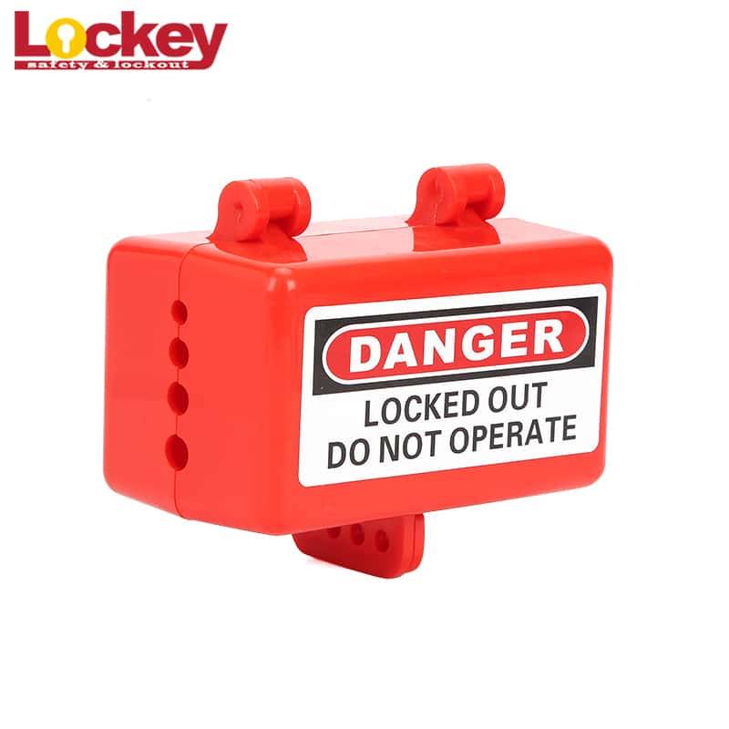 Electrical Plug Lockout Plastic Tagout Red 