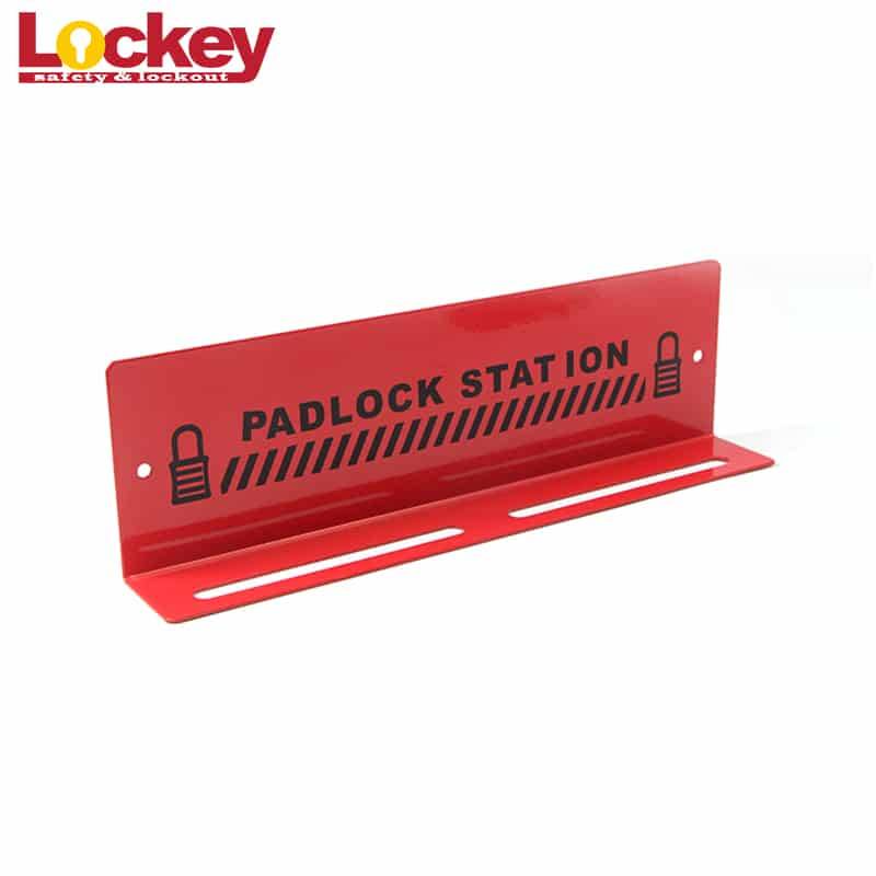 Heavy Duty Steel Safety Metal Board Lockout Station with 5 Locks Padlocks PLS01-04