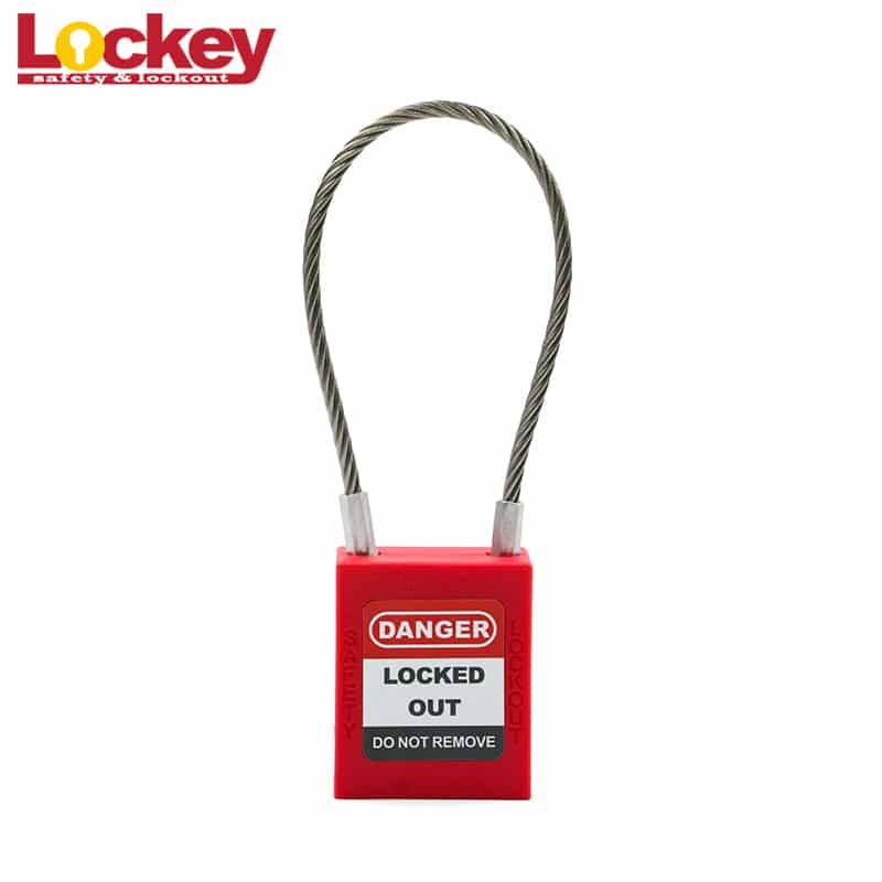 Steel Cable Shackle Safety Padlock PC175 D3.2