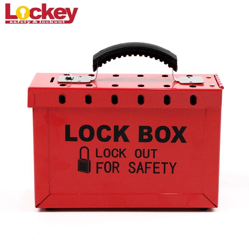 Caixa de grup de seguretat portàtil d'acer LK01