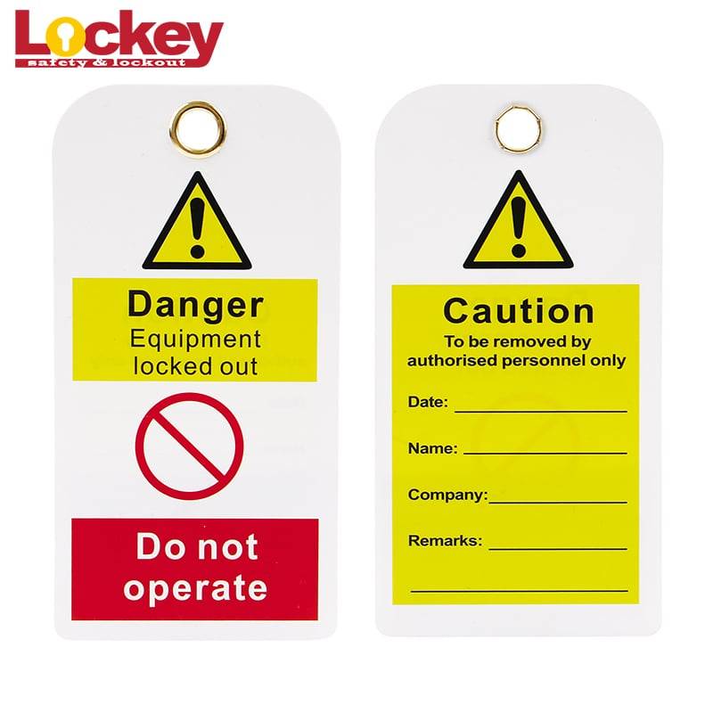 Personlized Products Plug Lockout Box - Safety Warning Tag Customized PVC Tags Safety Lockout Tagout LT01 02 03 – Lockey
