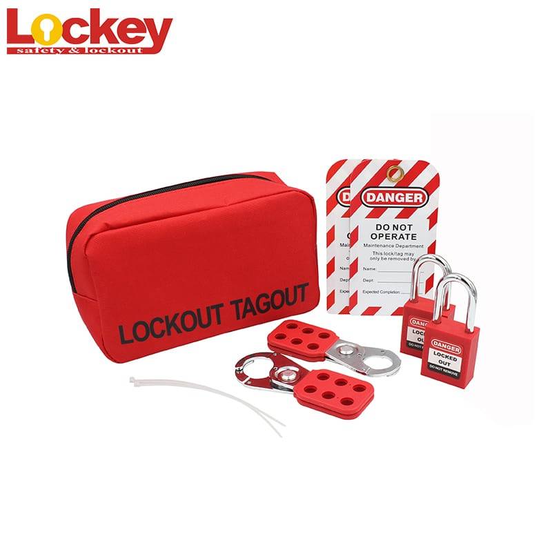 Factory Price Lock Out Padlocks - Small Size Group Lockout Tagout Kit LG51 – Lockey
