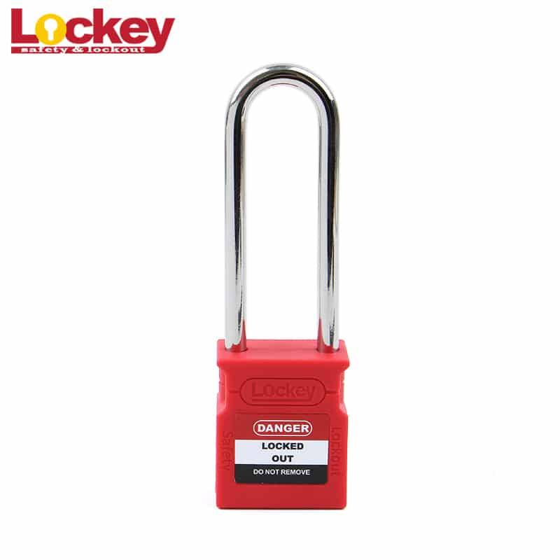 New 76mm Long Steel Shackle Safety Padlock CP76S