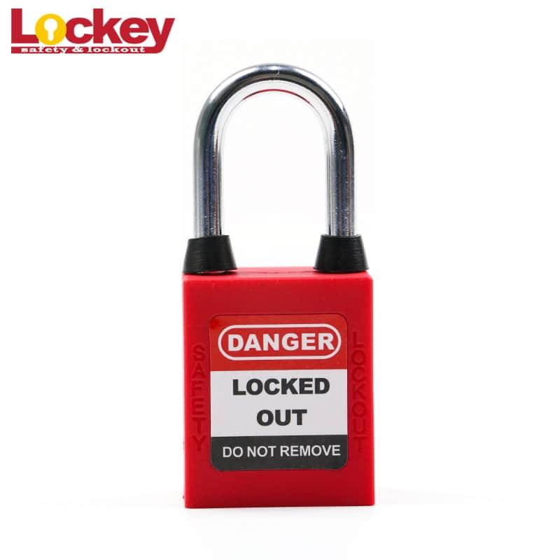 Hot-selling Safety Solution - 38mm Dust-Proof Steel Shackle Safety Padlock P38SDP – Lockey